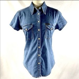 Banana Republic Vintage Denim Button Down Shirt